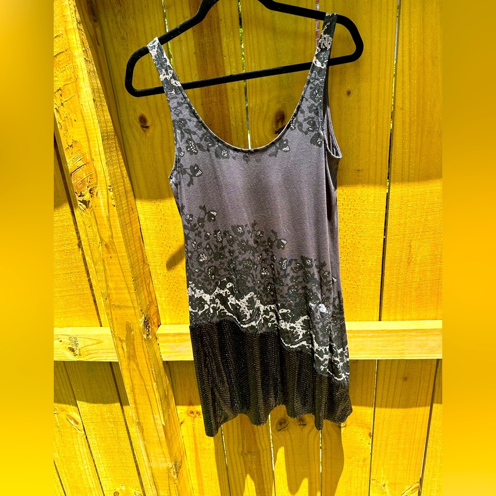 Express mini dress. Sleeves mini dress. Size S